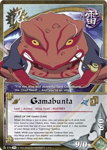 Gamabunta — Naruto CCG card n870