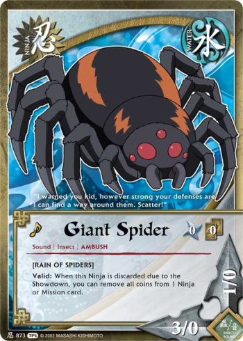 Giant Spider — Naruto CCG card n873