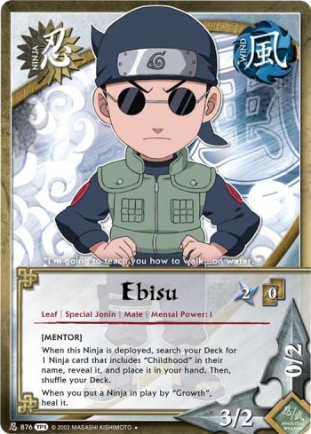 Ebisu — Naruto CCG card n876