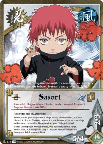 Sasori — Naruto CCG card n878