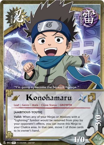 Konohamaru — Naruto CCG card n882