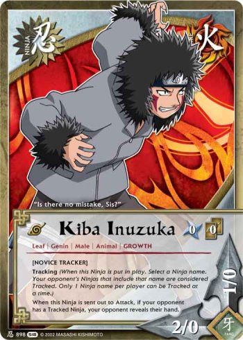 Kiba Inuzuka — Naruto CCG card n898