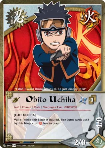 Obito Uchiha — Naruto CCG card n901