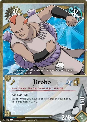 Jirobo — Naruto CCG card n921