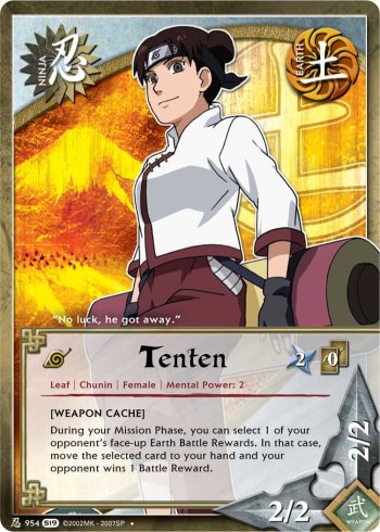 Tenten — Naruto CCG card n954