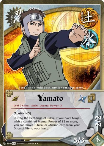 Yamato — Naruto CCG card n956