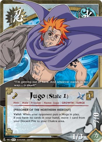 Jugo (State 1) — Naruto CCG card n983