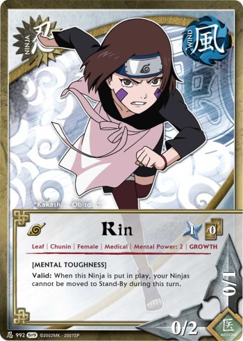 Rin — Naruto CCG card n992