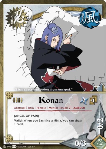 Konan — Naruto CCG card n999