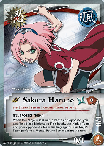 Sakura Haruno Nc003 — Naruto CCG card nC003