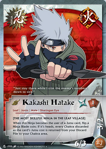 Kakashi Hatake Nc006 — Naruto CCG card nC006