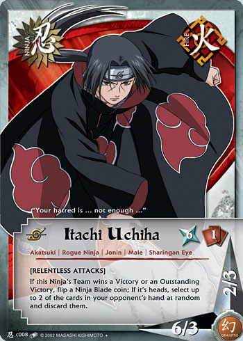 Itachi Uchiha Nc008 — Naruto CCG card nC008
