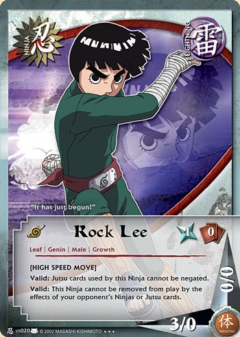 Rock Lee NUS020 — nUS020