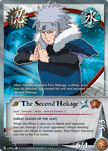 The Second Hokage Nus042 — Naruto CCG card nUS042