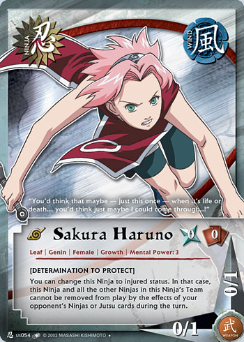 Sakura Haruno Nus054 — Naruto CCG card nUS054