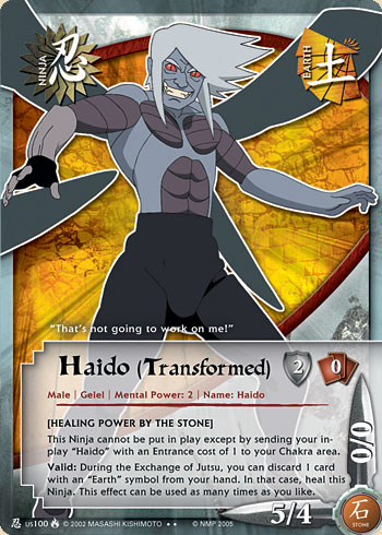 Haido (Transformed) Nus100 — Naruto CCG card nUS100