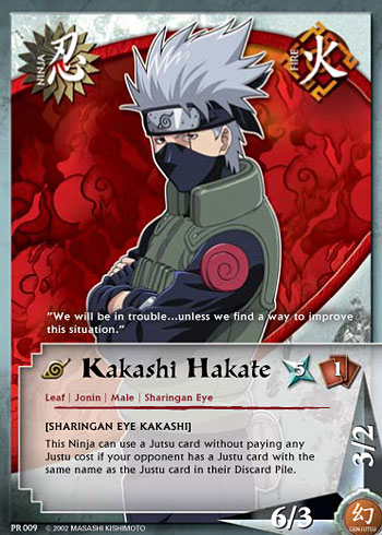 Kakashi Hatake Pr009 — Naruto CCG card pr009