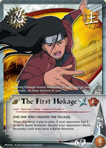 The First Hokage Pr018B — pr018b