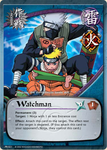 Watchman Pr021 — Naruto CCG card pr021
