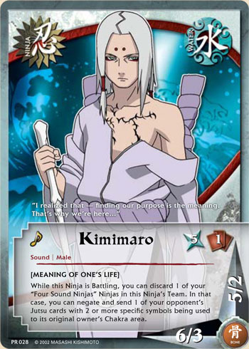 Kimimaro Pr028 — Naruto CCG card pr028