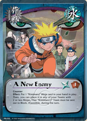 A New Enemy pr030 — Naruto CCG card pr030