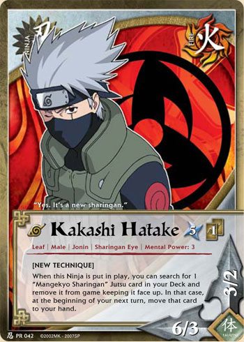 Kakashi Hatake Pr042 — Naruto CCG card pr042