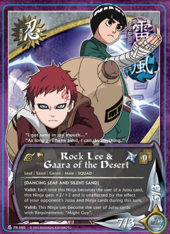 Rock Lee & Gaara of the Desert Pr050 — pr050