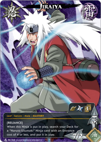 Jiraiya Pr059 — Naruto CCG card pr059