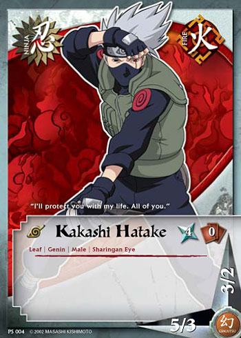 Kakashi Hatake Ps004 — Naruto CCG card ps004