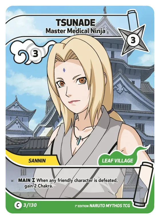 Tsunade — Master Medical Ninja — Naruto Mythos card KS-003