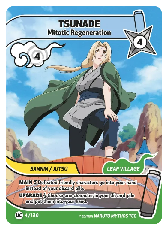 Tsunade — Mitotic Regeneration — Naruto Mythos card KS-004