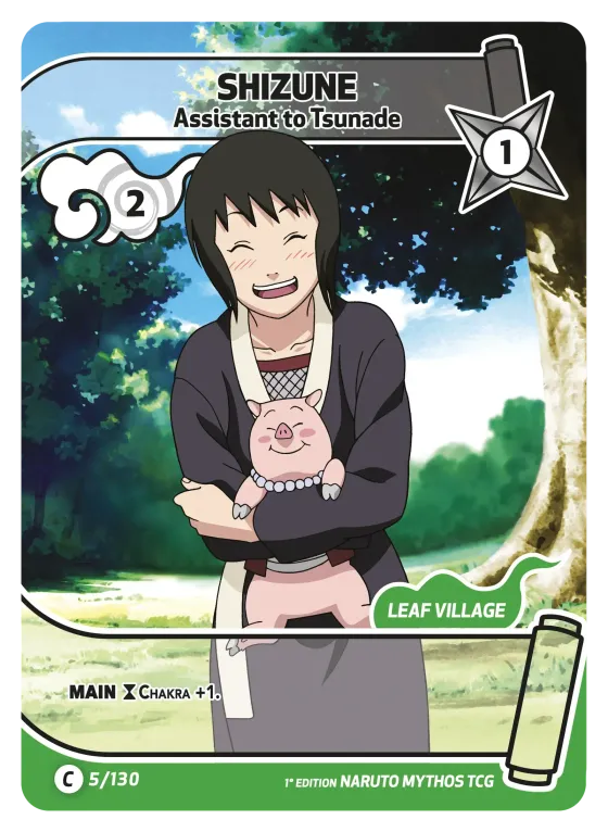 Shizune — Assistant to Tsunade — Naruto Mythos card KS-005
