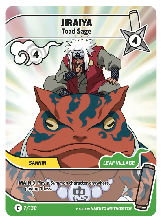 Jiraiya — Toad Sage — Naruto Mythos card KS-007