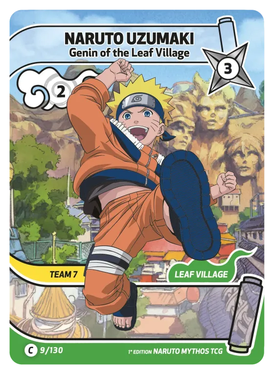 Naruto Uzumaki — Genin of the Leaf Village — Naruto Mythos card KS-009