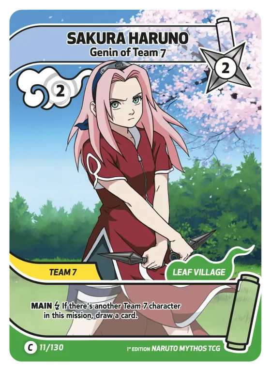 Sakura Haruno — Genin of Team 7 — Naruto Mythos card KS-011