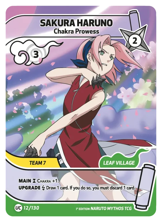 Sakura Haruno — Chakra Prowess — Naruto Mythos card KS-012