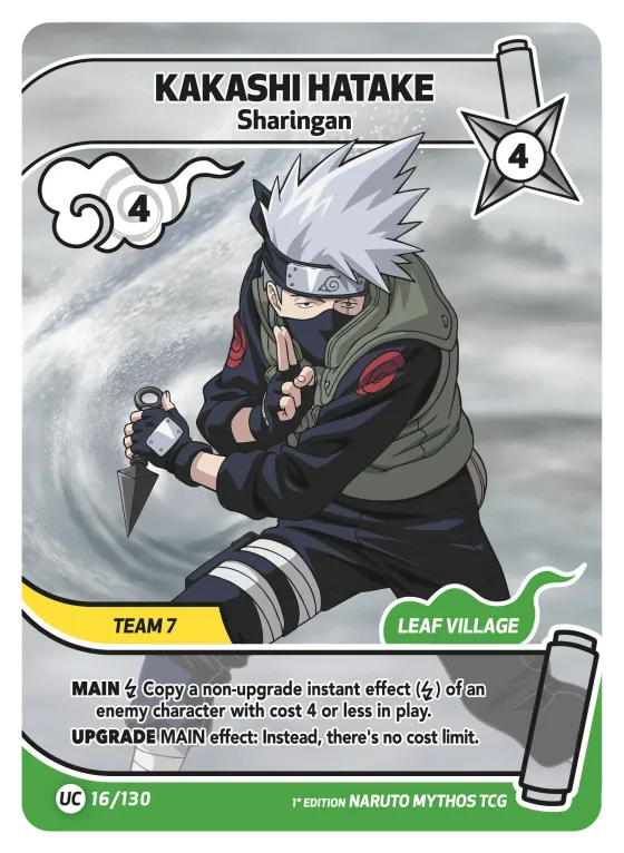 Kakashi Hatake — Sharingan — Naruto Mythos card KS-016