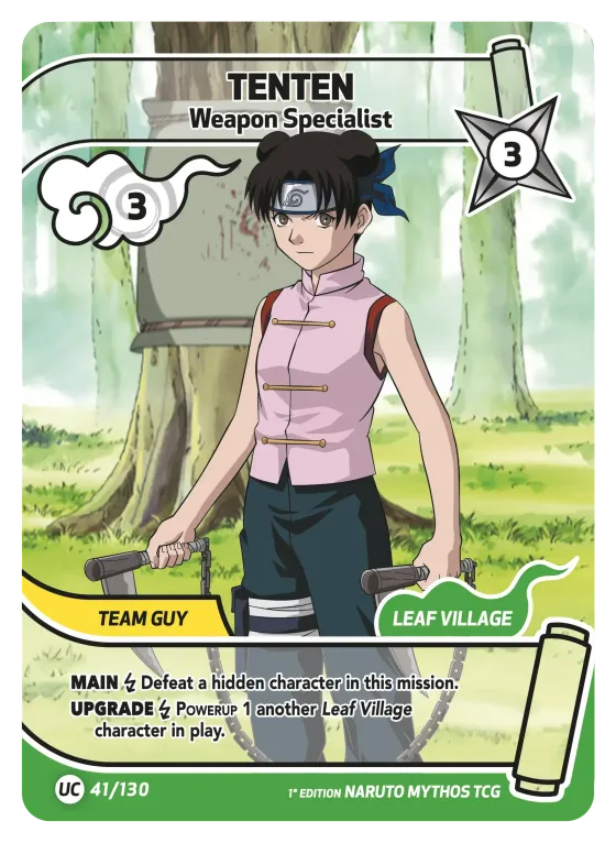 Tenten — Weapon Specialist — Naruto Mythos card KS-041