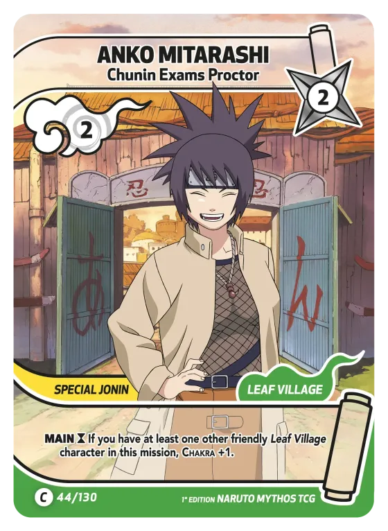 Anko Mitarashi — Chunin Exams Proctor — Naruto Mythos card KS-044