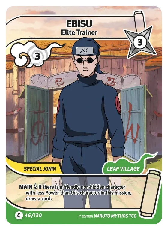 Ebisu — Elite Trainer — Naruto Mythos card KS-046