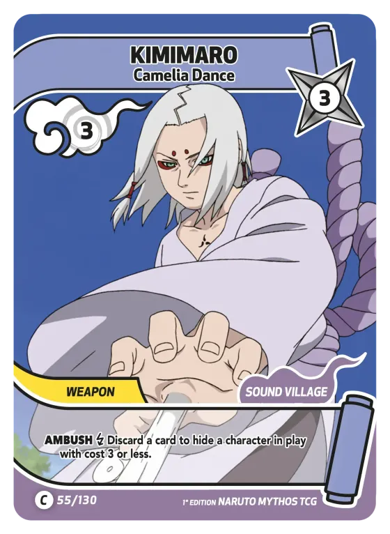 Kimimaro — Camelia Dance — Naruto Mythos card KS-055