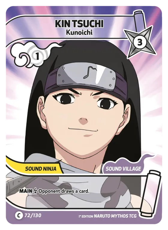 Kin Tsuchi — Kunoichi — Naruto Mythos card KS-072