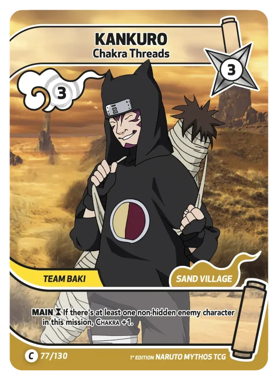 Kankuro — Chakra Threads — Naruto Mythos card KS-077