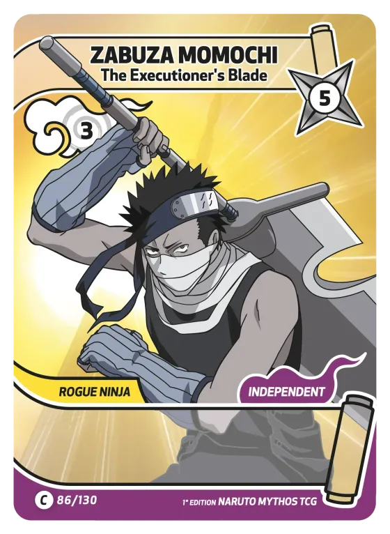 Zabuza Momochi — The Executioner's Blade — Naruto Mythos card KS-086