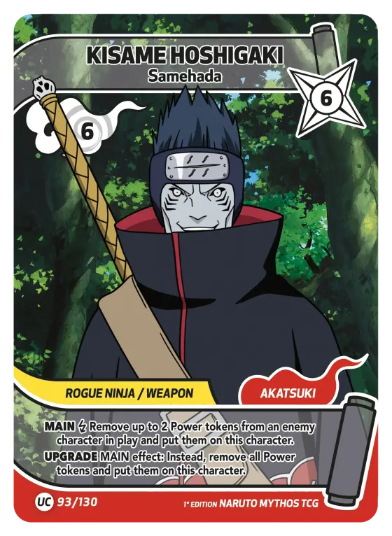 Kisame Hoshigaki — Samehada — Naruto Mythos card KS-093