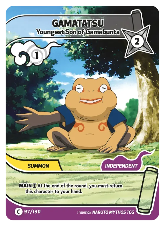 Gamatatsu — Youngest Son of Gamabunta — Naruto Mythos card KS-097