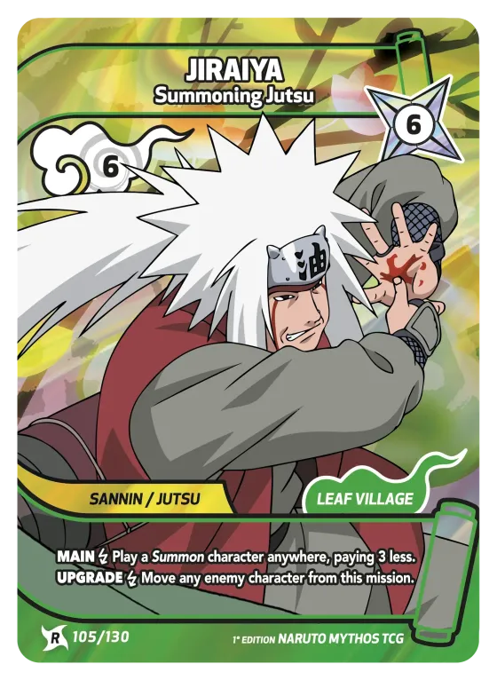 Jiraiya — Summoning Jutsu — Naruto Mythos card KS-105
