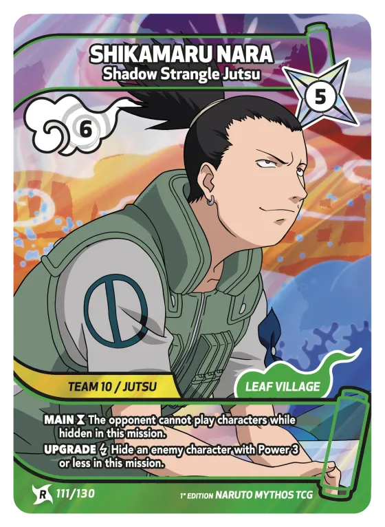 Shikamaru Nara — Shadow Strangle Jutsu — Naruto Mythos card KS-111