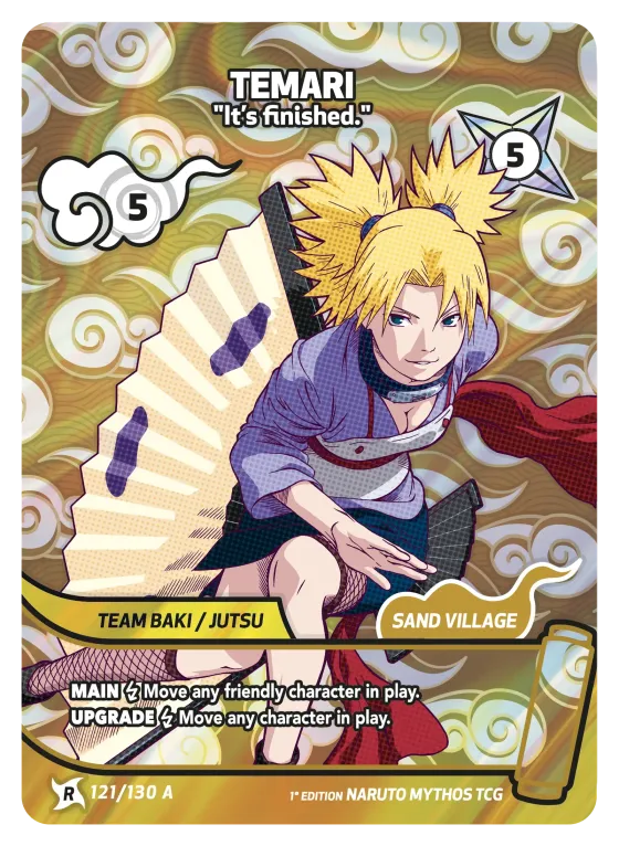 Temari — "It's finished." — Naruto Mythos card KS-121-A