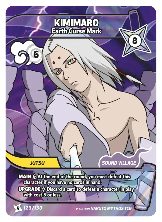 Kimimaro — Earth Curse Mark — Naruto Mythos card KS-123